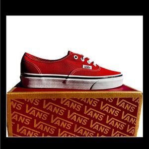 Vans Authentic Color Theory Burnt Ochre Canvas Low Top Sneakers